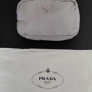 Prada Pastel Purple Nylon Pouch - Cosmetic Bag (Authentic)